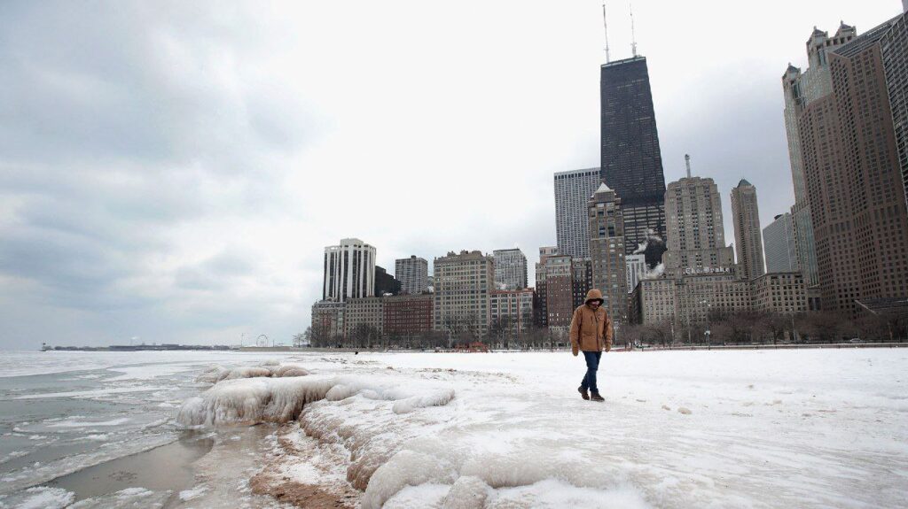 Brutal tempestad en EEUU con temperaturas de -30 grados