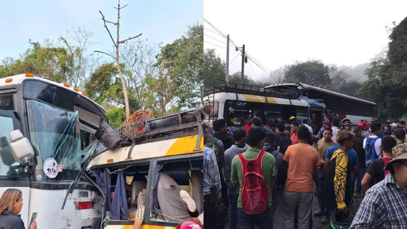 Negligencia de conductor deja aparatoso accidente con más de diez muertos en Copán