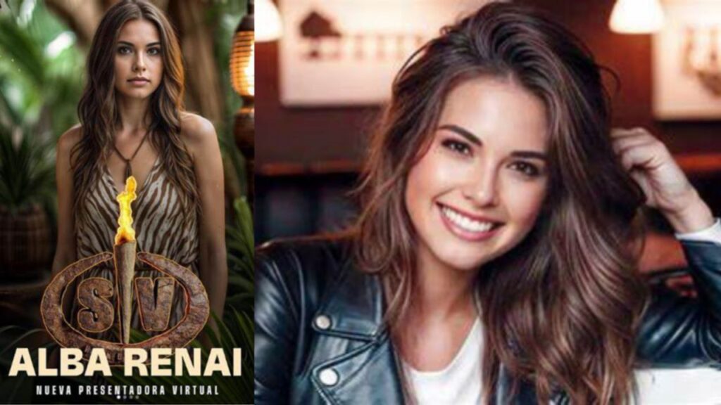Ella es Alba Renai, la influencer que desplazó a presentadores humanos en un reality show