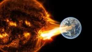 El Sol libera toda su fuerza en contra de la Tierra