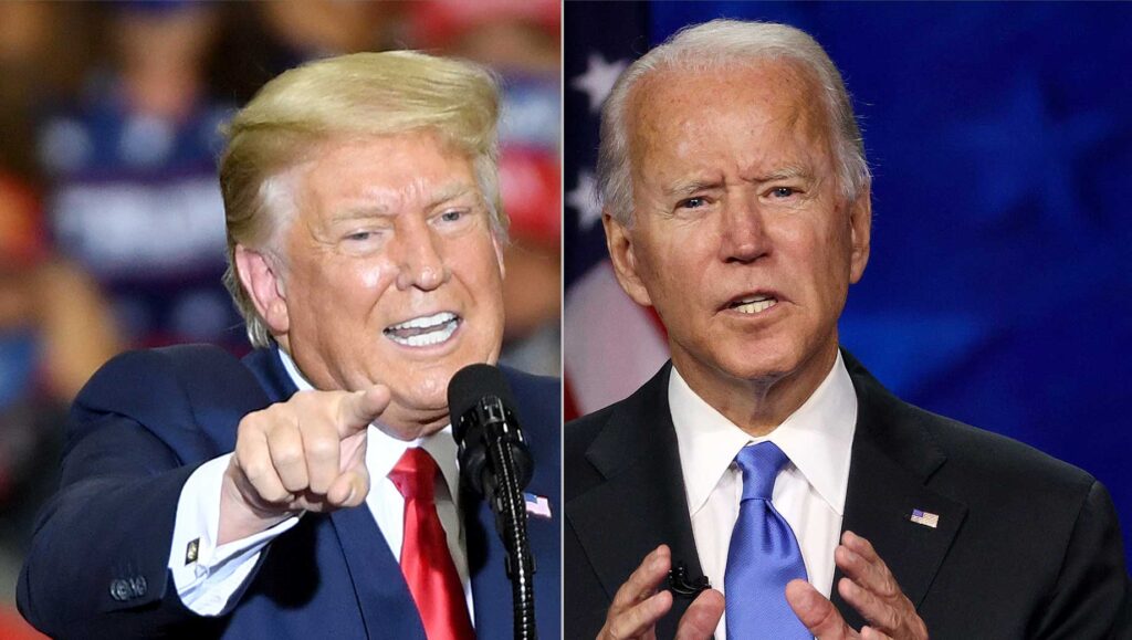 Biden y Trump se enfrentan cara a cara en el debate de CNN