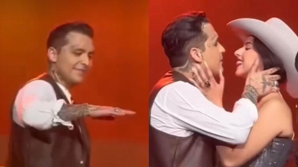 Nodal y Aguilar se dan su primer beso público y despiertan más indignación