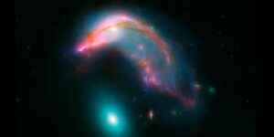 El pingüino y el huevo: el ‘James Webb’ captura una imagen espectacular de dos galaxias