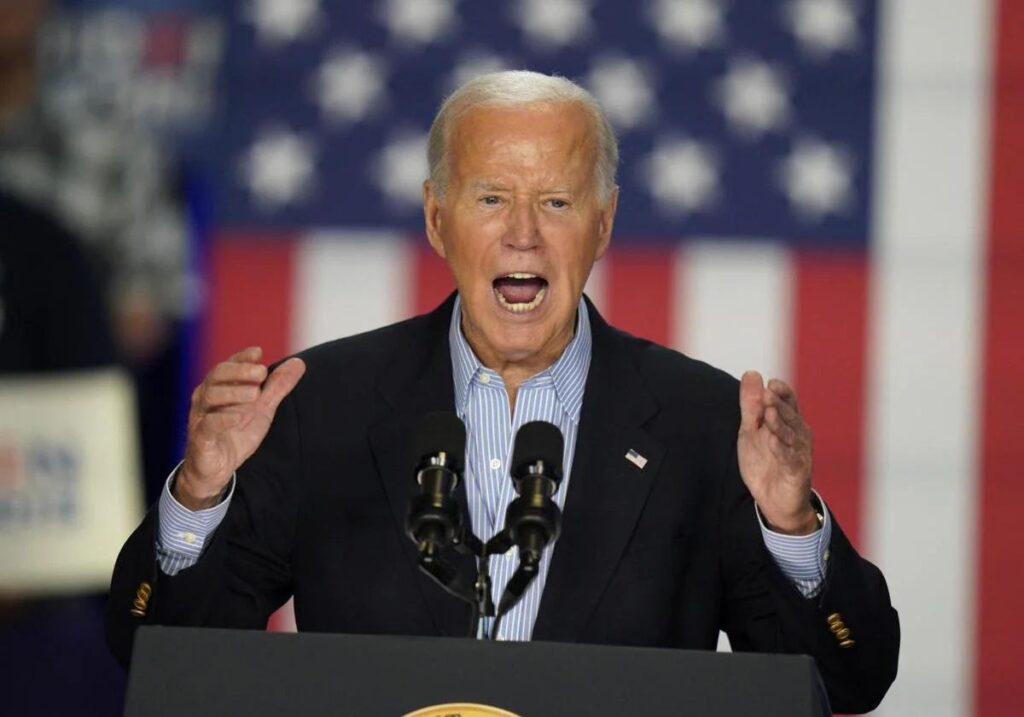 tolerar, Biden: "Estoy firmemente comprometido a seguir esta carrera hasta el final"