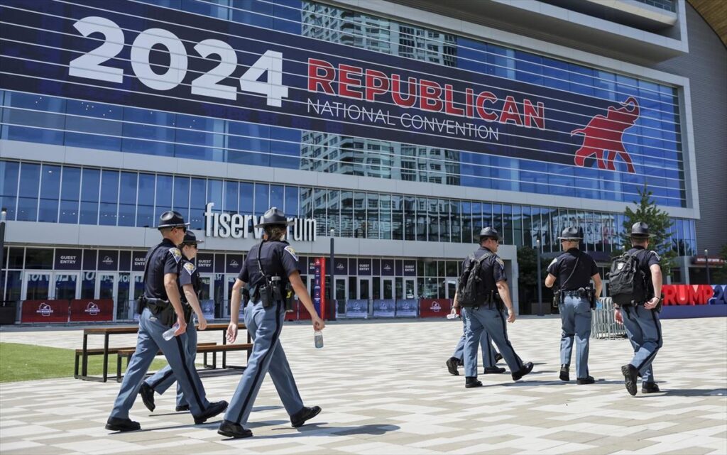 Convención Republicana está protegida por 40 agencias de seguridad