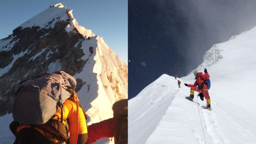 Cadáveres de escaladores salen a la luz por el deshielo en el Everest