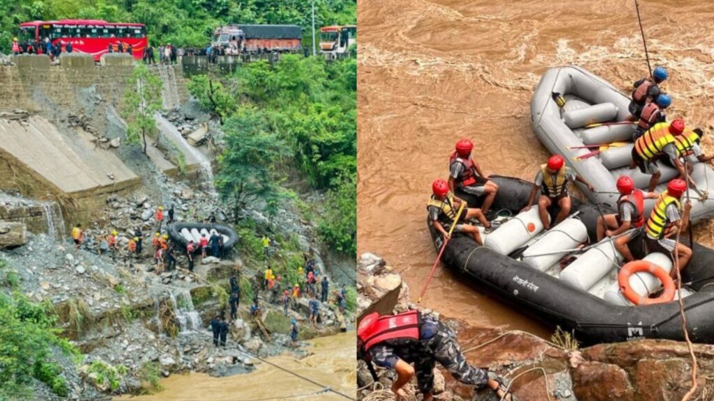 Decenas de personas desaparecidas tras ser arrastradas por un río