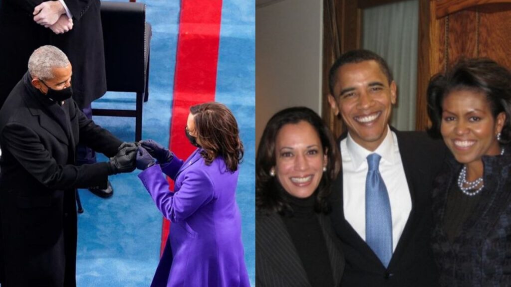 Los Obama respaldan la candidatura de Kamala Harris