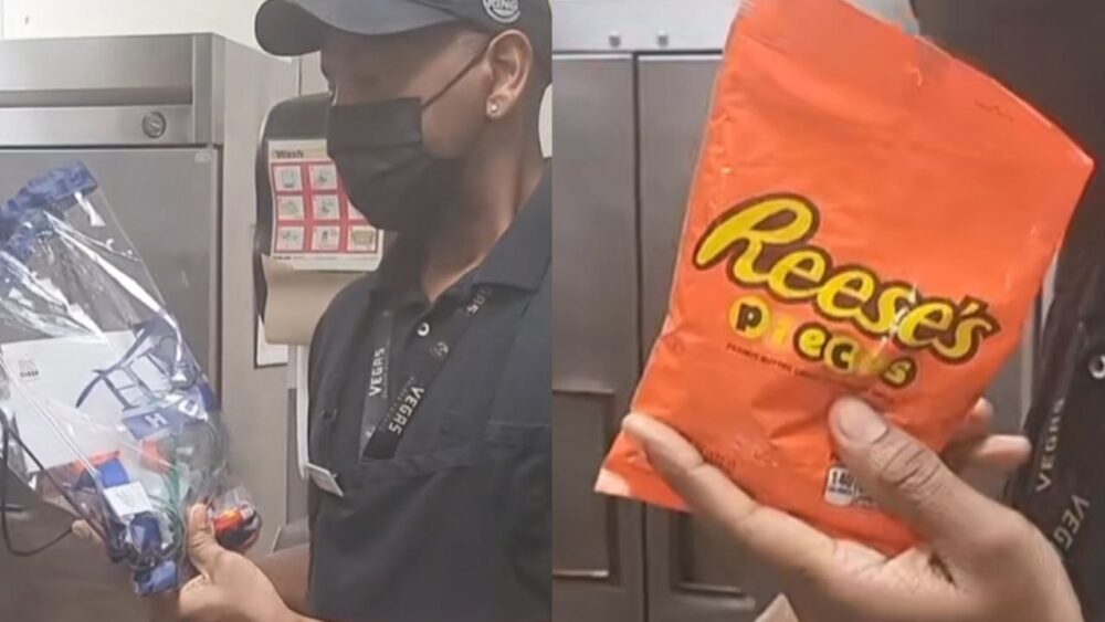 Empresa agradece 27 años de trabajo de un empleado con una bolsa de dulces