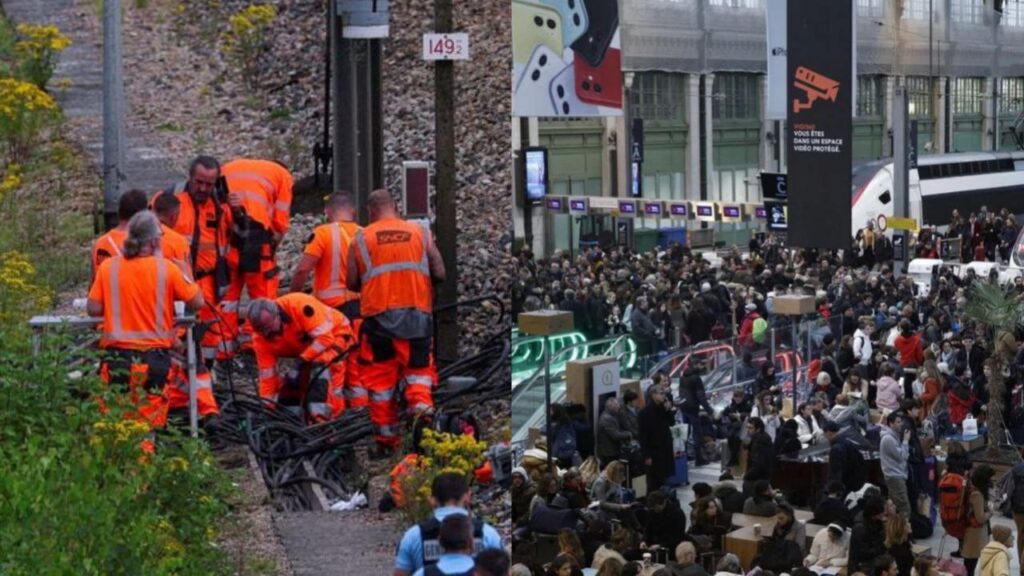 Juego Olímpicos de París 2024: Atacan la red ferroviaria