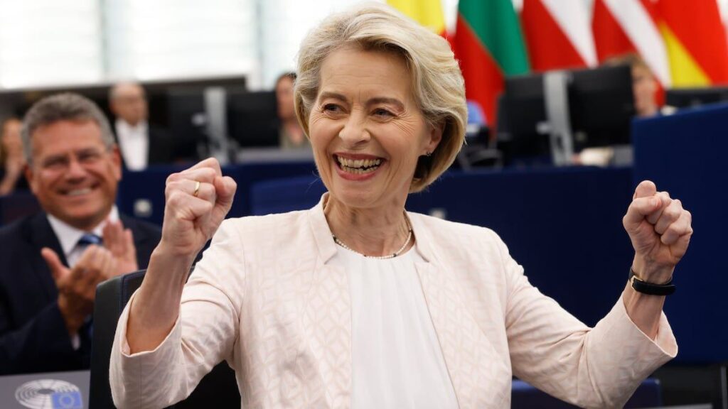 Ursula von der Leyen es reelecta presidenta de la Comisión Europea