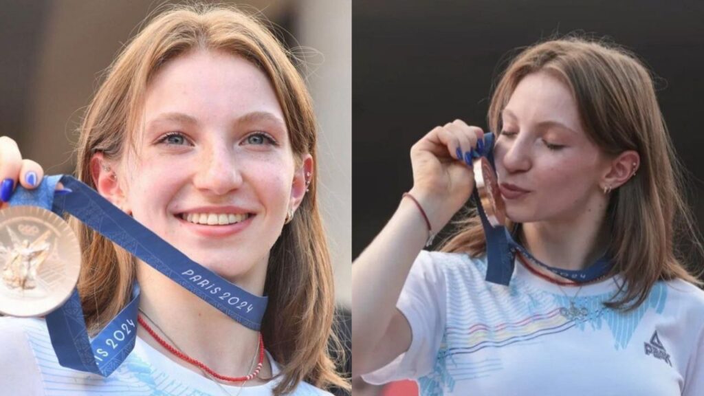Ana Barbosu recibe su medalla de bronce polémica en los Juegos Olímpicos