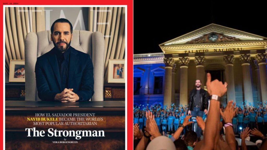 Revista TIME destaca el "Puño de Hierro" de Nayib Bukele