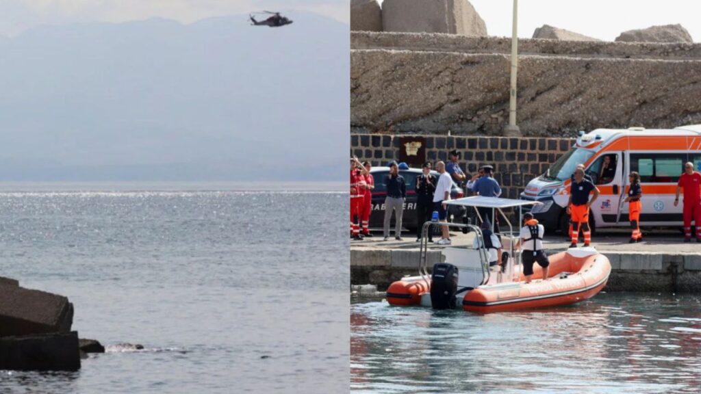 Tornado impacta en un yate de lujo y deja luto, dolor y una intensa búsqueda