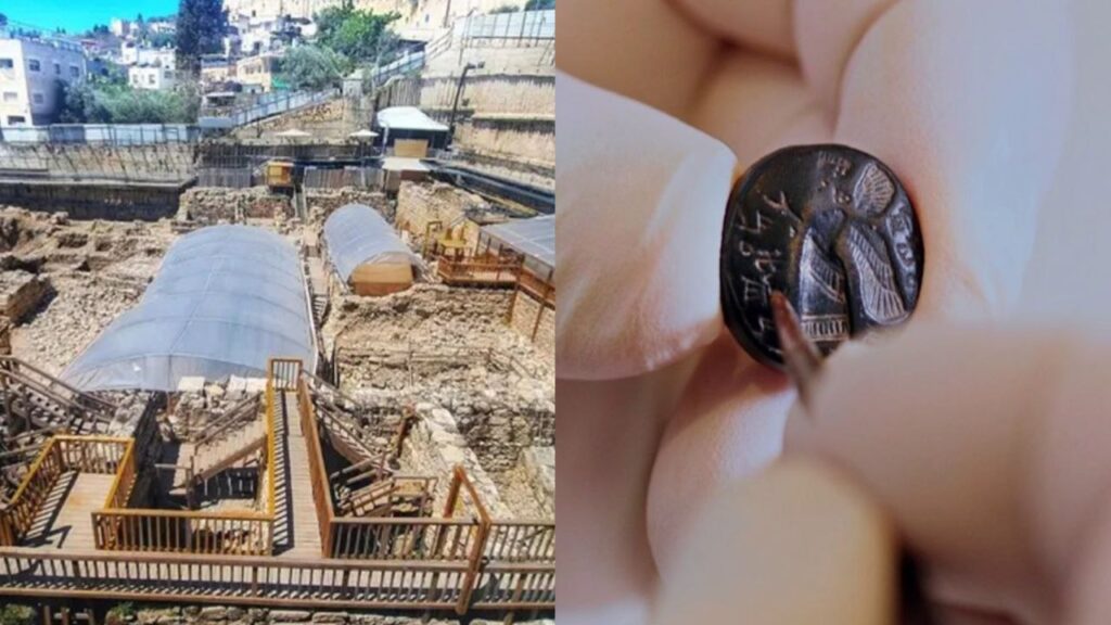 Descubren en Israel un sello antiguo de un posible oficial del rey David