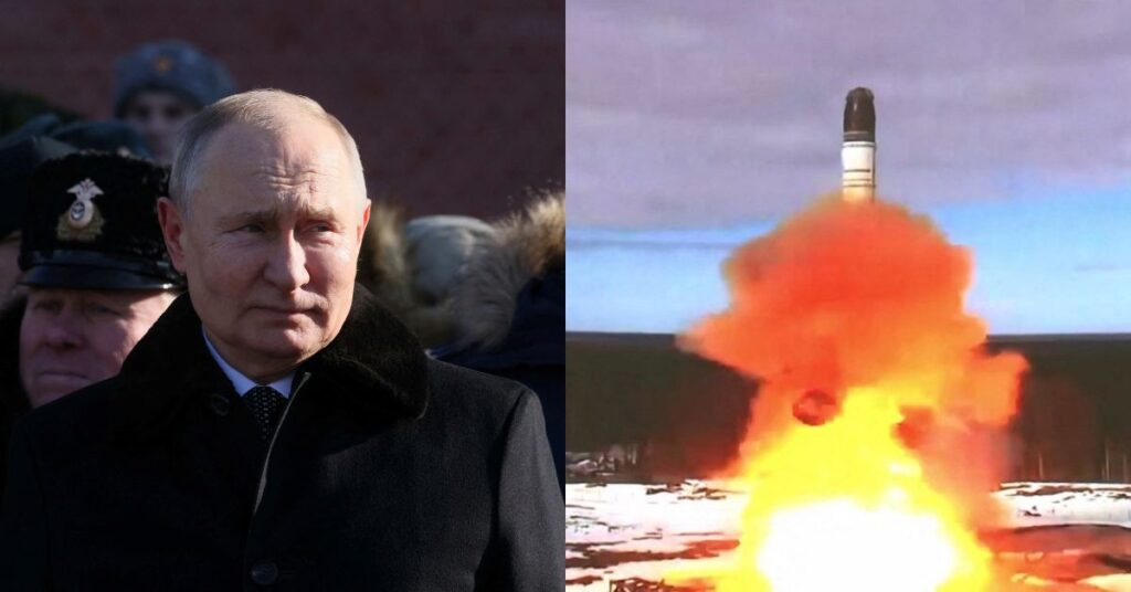 Putin reta a los expertos de Occidente a probar el poderío de su misil Oreshnik 