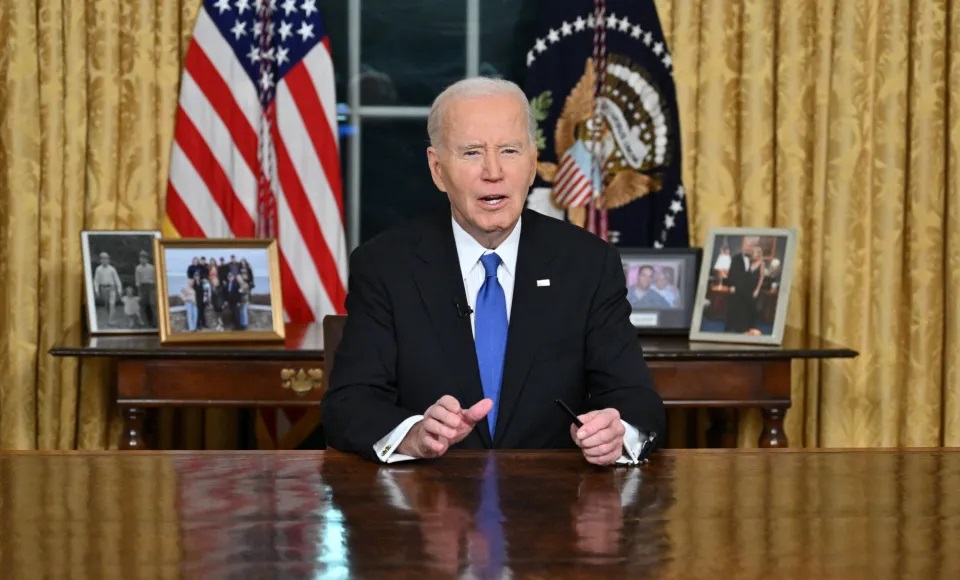 Joe Biden ofrece su discurso de despedida a solo cinco días de dejar la Casa Blanca
