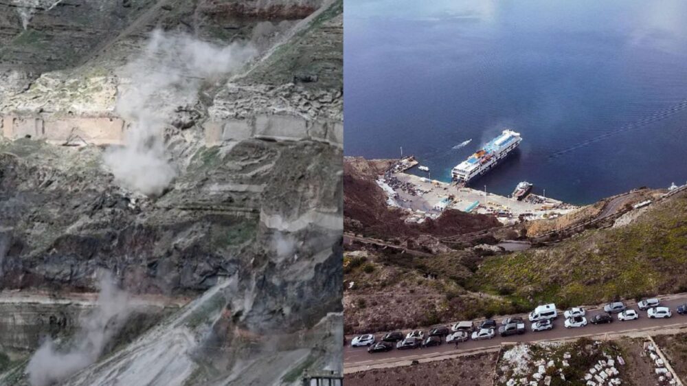 200 temblores en 48 horas  en santorini