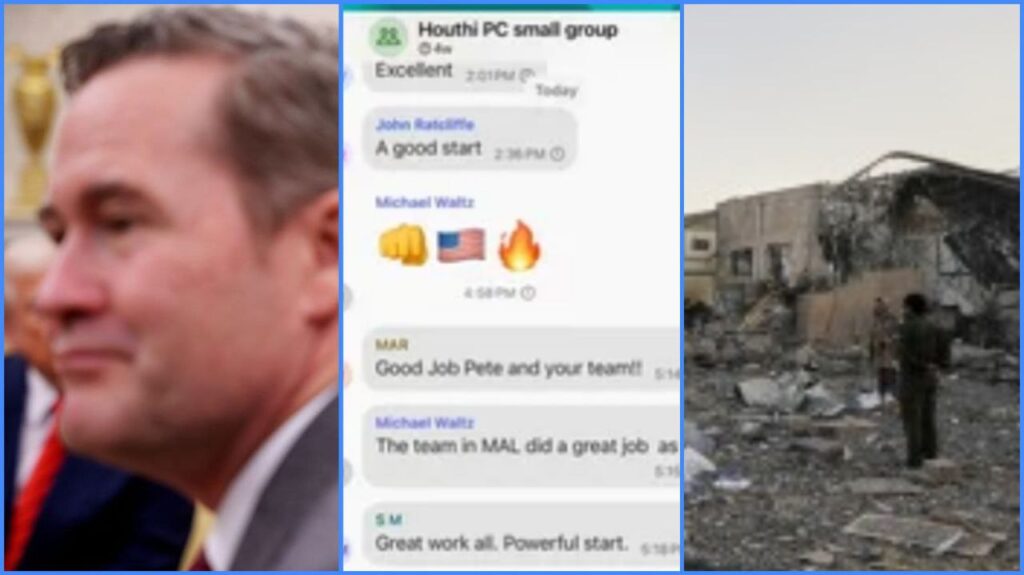 "The Atlantic" publica el "chat de guerra"