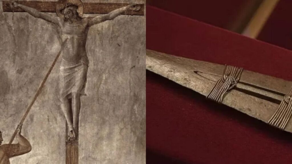 la lanza que perforó a Jesús