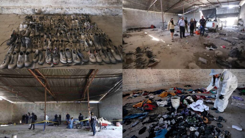 restos humanos en el crematorio de Teuchitlán