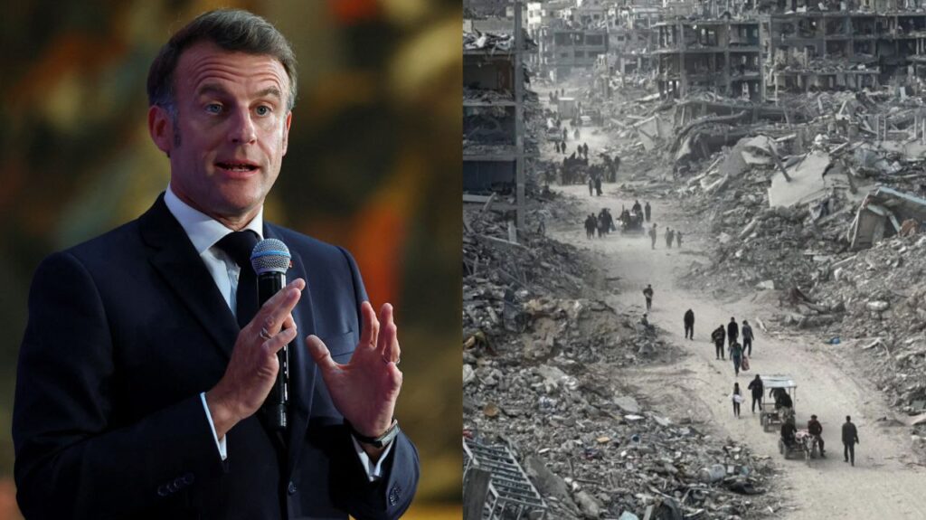 Macron pide a Europa endurecer su postura hacia Israel 