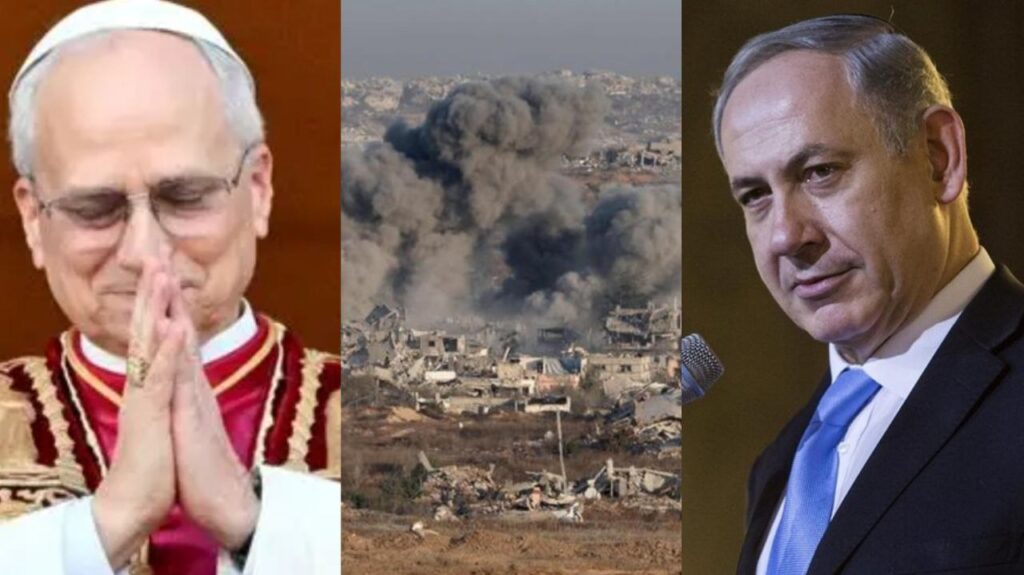 la única iglesia católica en Gaza 