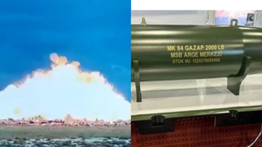 la poderosa bomba aérea no nuclear de Turquía