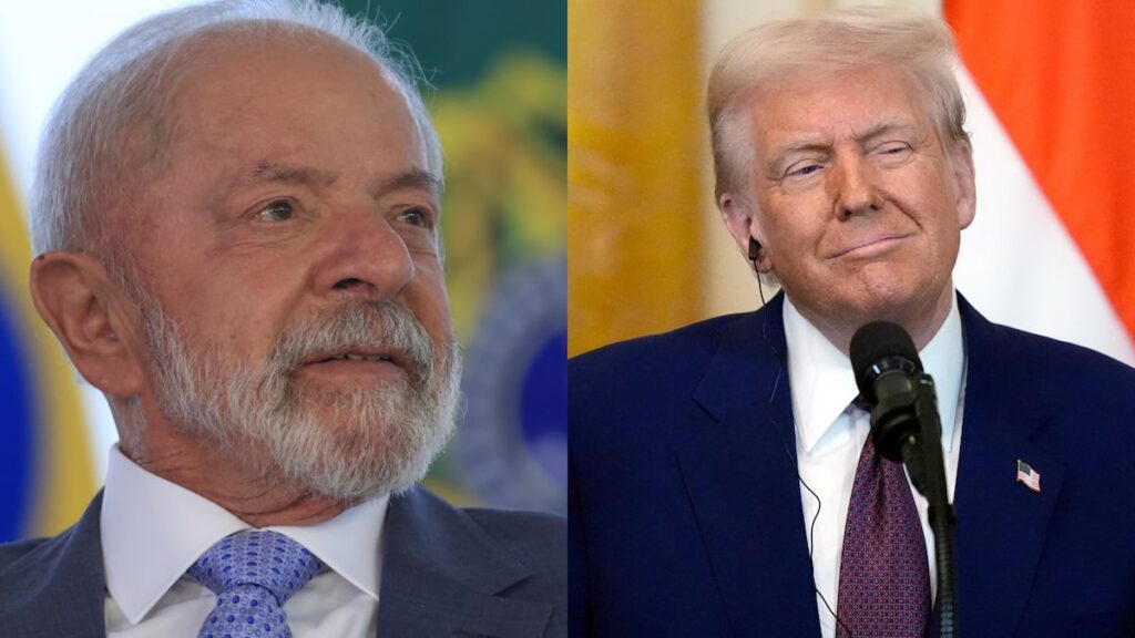 Lula da Silva a Trump