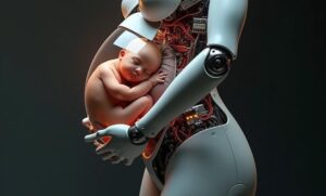China presenta el primer robot humanoide nacido en útero artificial