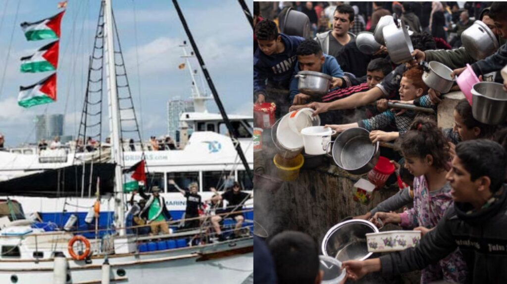 Flotilla de barcos se dirige a Gaza con el objetivo de romper el bloqueo de ayuda israelí