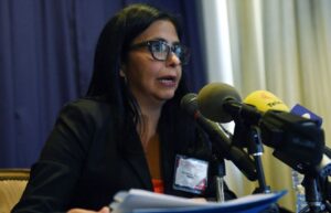 Delcy Rodríguez dice que Venezuela es soberana e independiente
