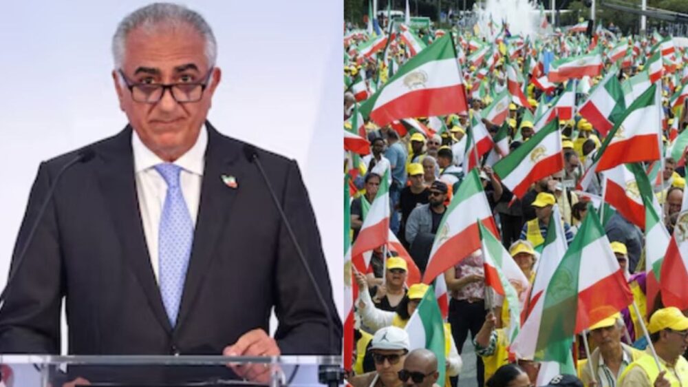 Hijo del último sha de Irán llamó a poner de rodillas a la República Islámica