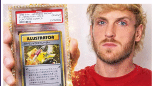 Logan Paul vende carta Pokémon por más de $16 millones y rompe récord mundial