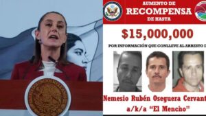 Presidenta de México prioriza la paz del país ante violencia por la muerte de “El Mencho” 