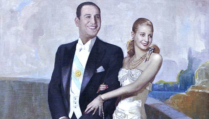 Retiran retrato de Perón y Evita de la Casa Rosada